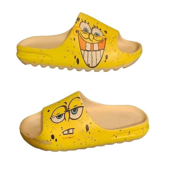 SpongeBob Squarepants anime artwork slides Unisex sandals slipper size US10 (44) - Picture 1 of 6